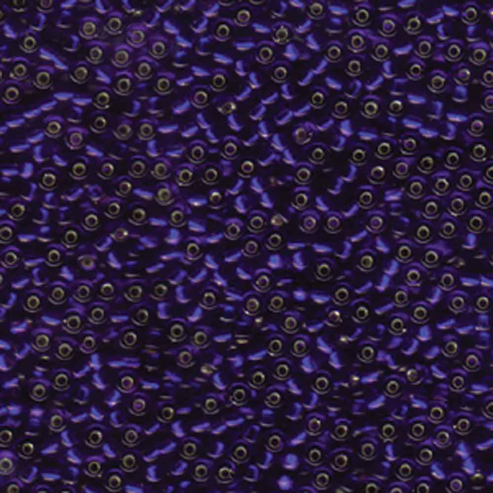 Miyuki 8/0 Seed Beads, 8-709, Silver Lined Dark Sapphire, 10g