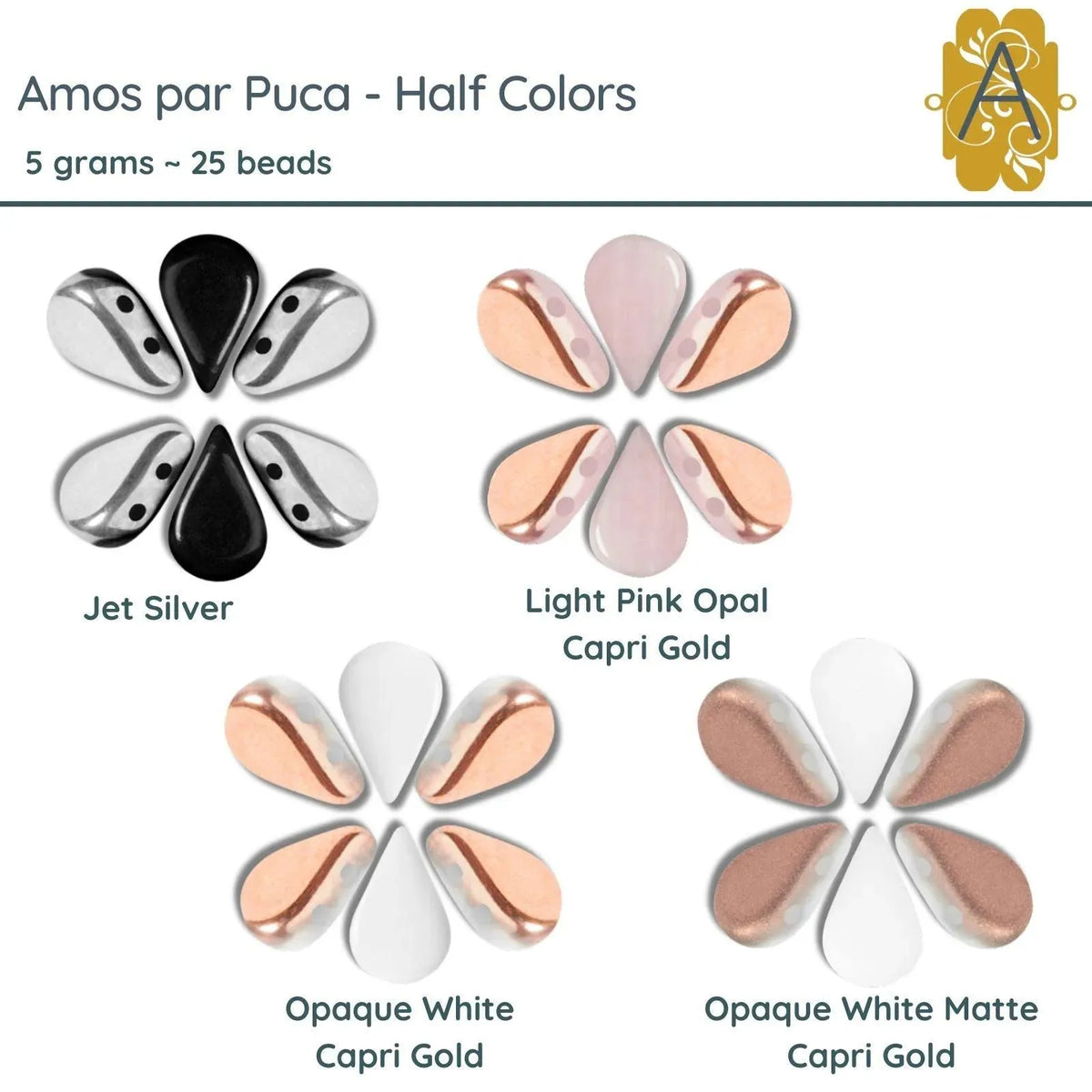 Amos par Puca, 5g, Half-colors, 4 options - The Argus Collection