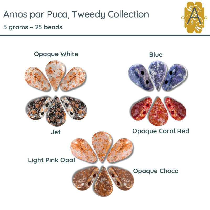 Amos par Puca, 5g, Tweedy Collection, 6 colors - The Argus Collection