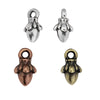 Tierracast Acorn Pendant or Dangle, 4 Pcs. - The Argus Collection