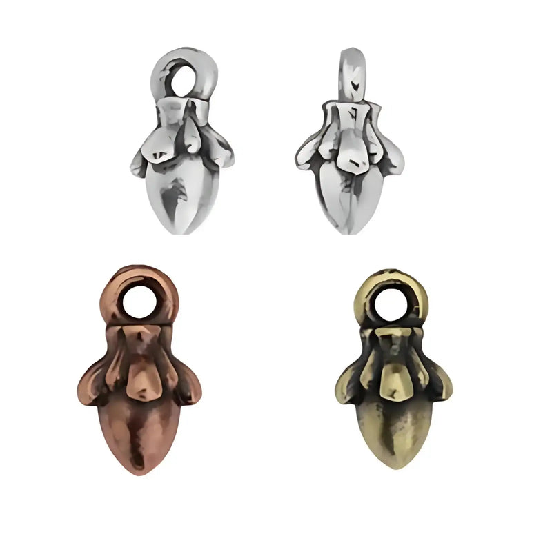 Tierracast Acorn Pendant or Dangle, 4 Pcs. - The Argus Collection