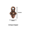 Tierracast Acorn Pendant or Dangle, 4 Pcs. - The Argus Collection