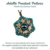 Adelle Pendant Pattern by Carolyn Cave