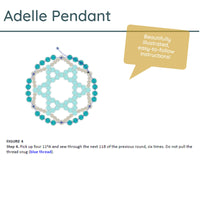 Adelle Pendant Pattern by Carolyn Cave