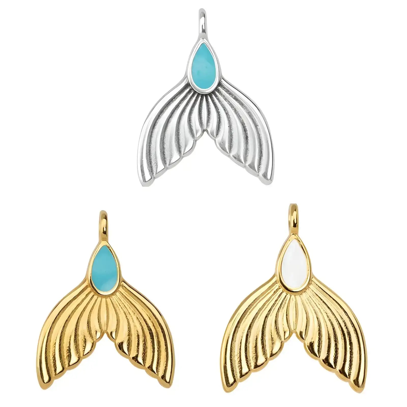 Aegean Mermaid Tail Pendant - The Argus Collection