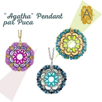 Agatha Pendant Pattern par Puca - The Argus Collection