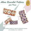 Alma Bracelet Pattern par Puca - The Argus Collection