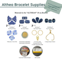 AltheaBraceletMaterials - The Argus Collection