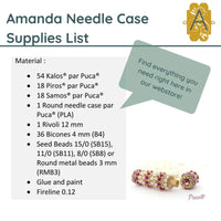 Amanda Needle Case Pattern par Puca - The Argus Collection