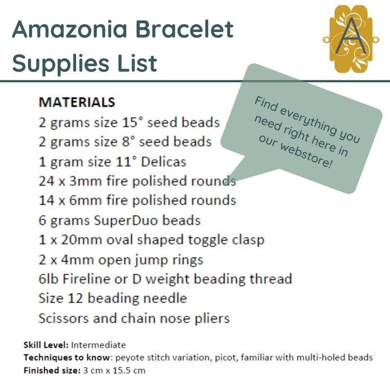 Amazonia Bracelet Pattern