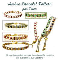 Ambre Bracelet Pattern par Puca® - The Argus Collection