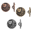 Tierracast Amor Buttons, 3 Finishes