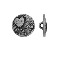 Tierracast Amor Buttons, 3 Finishes