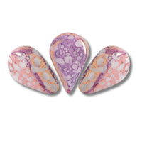 Amos Beads Opaque White Bronze