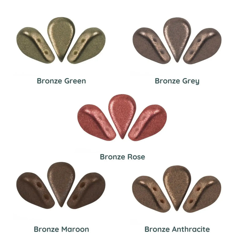 Amos Beads par Puca, New Bronze, 5g. & 20g. - The Argus Collection