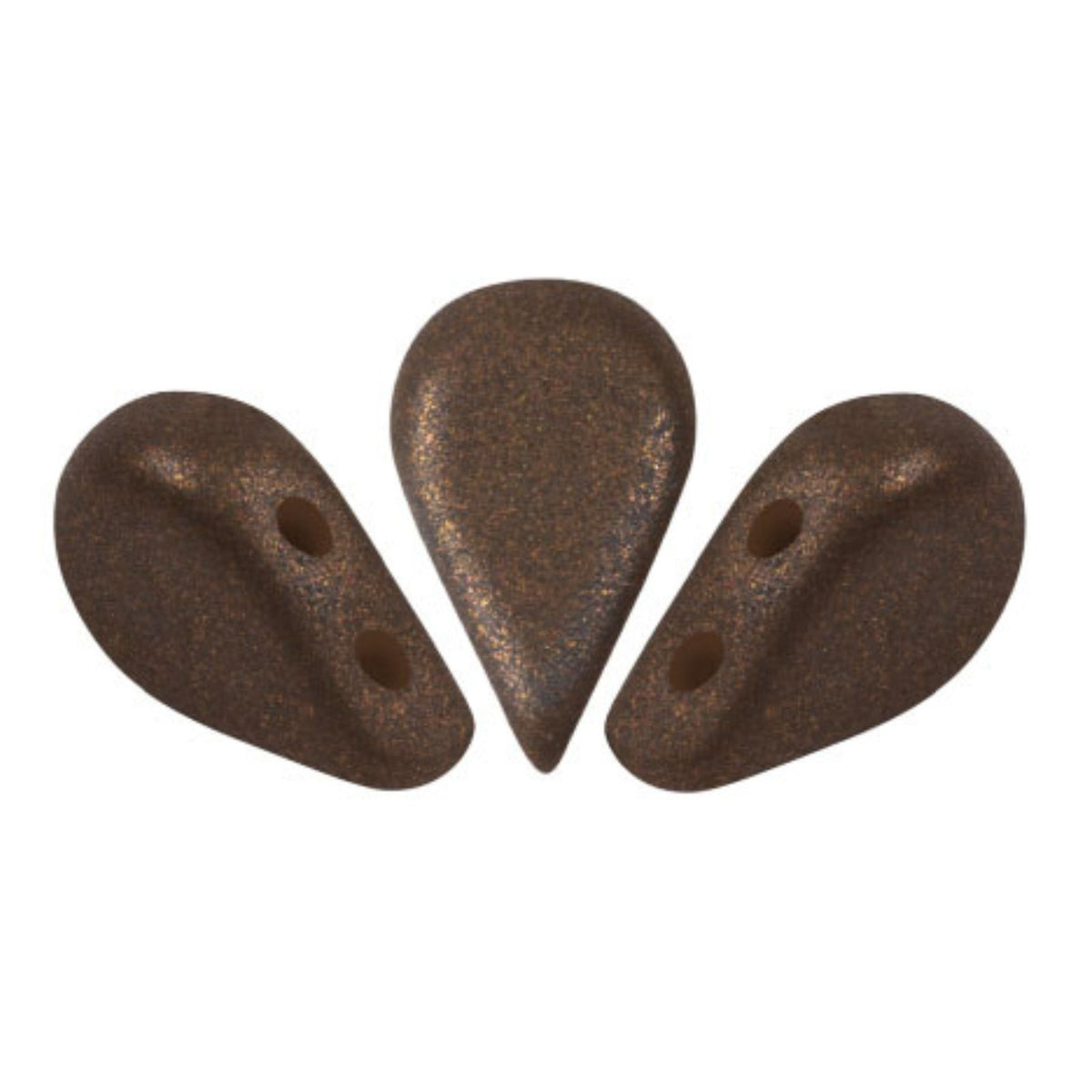 Amos Beads New Bronze Maroon