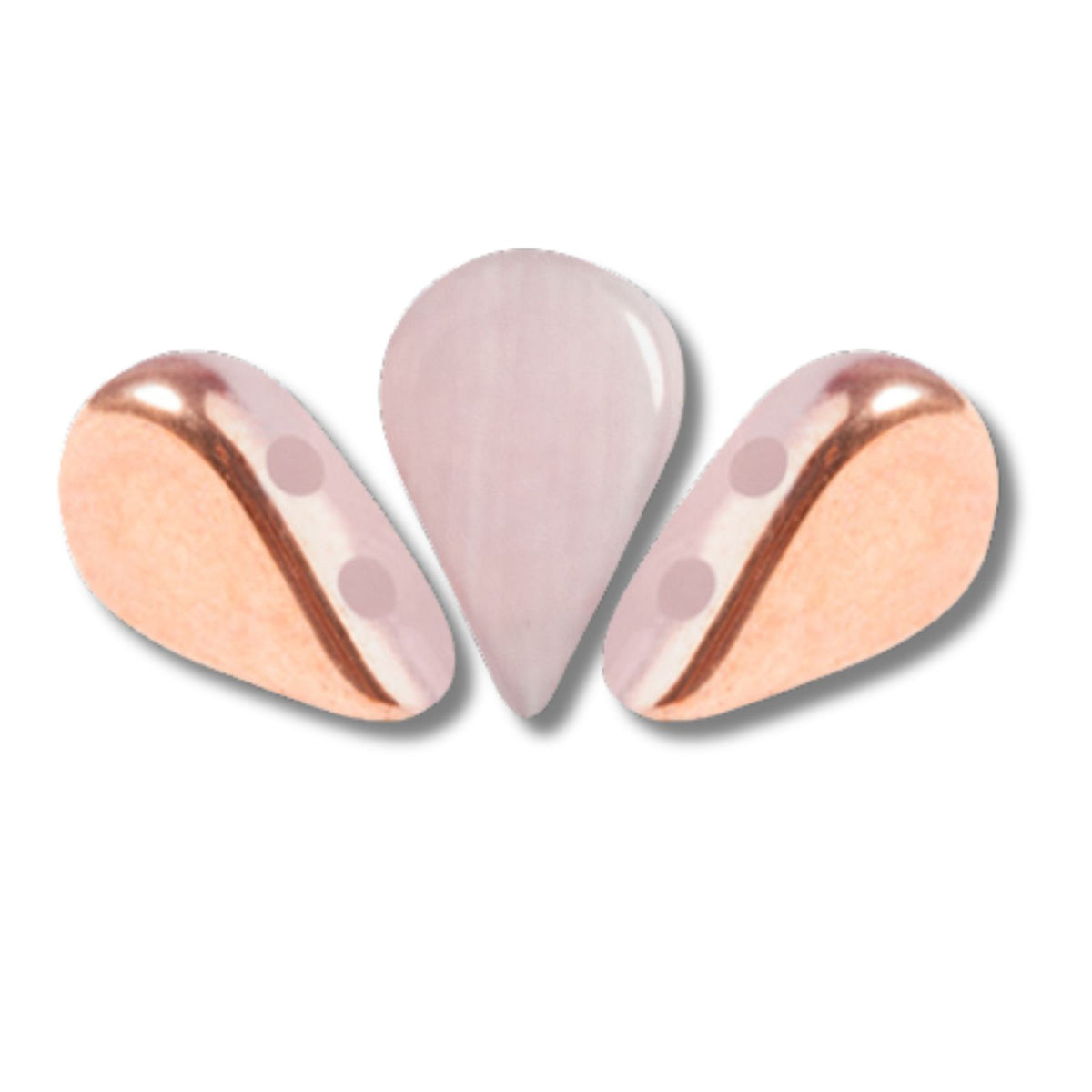 Amos Beads Light Pink Opal Capri Gold