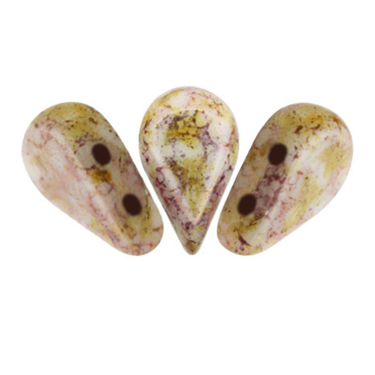 Amos Beads Mix Rose Gold Ceramic Look