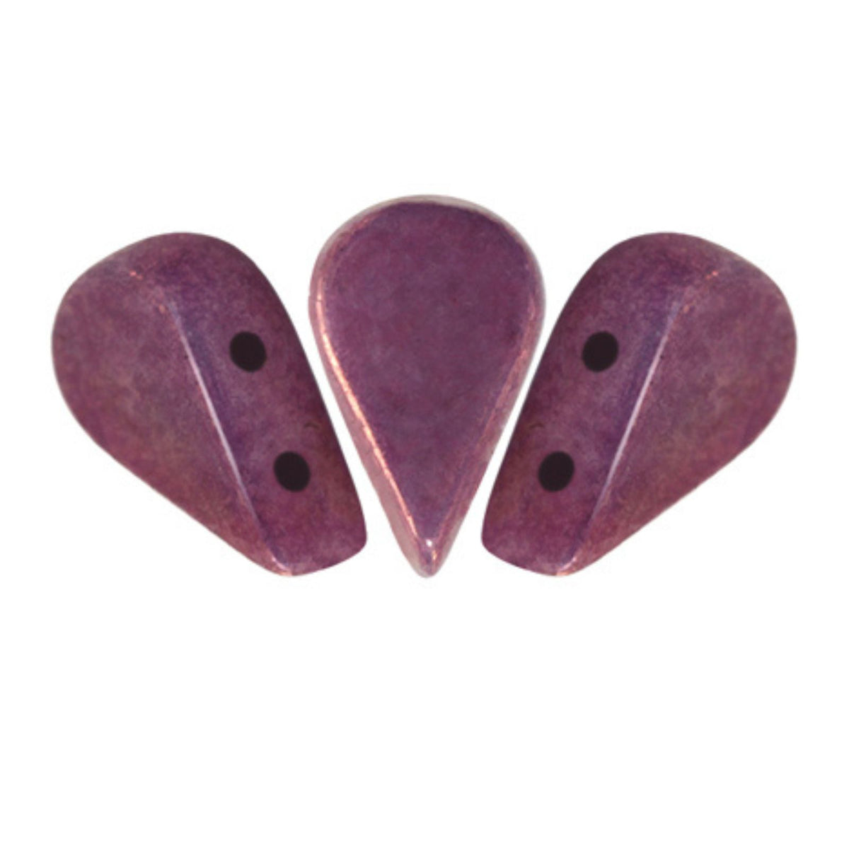 Amos Beads Mix Amethyst Gold Ceramic Look