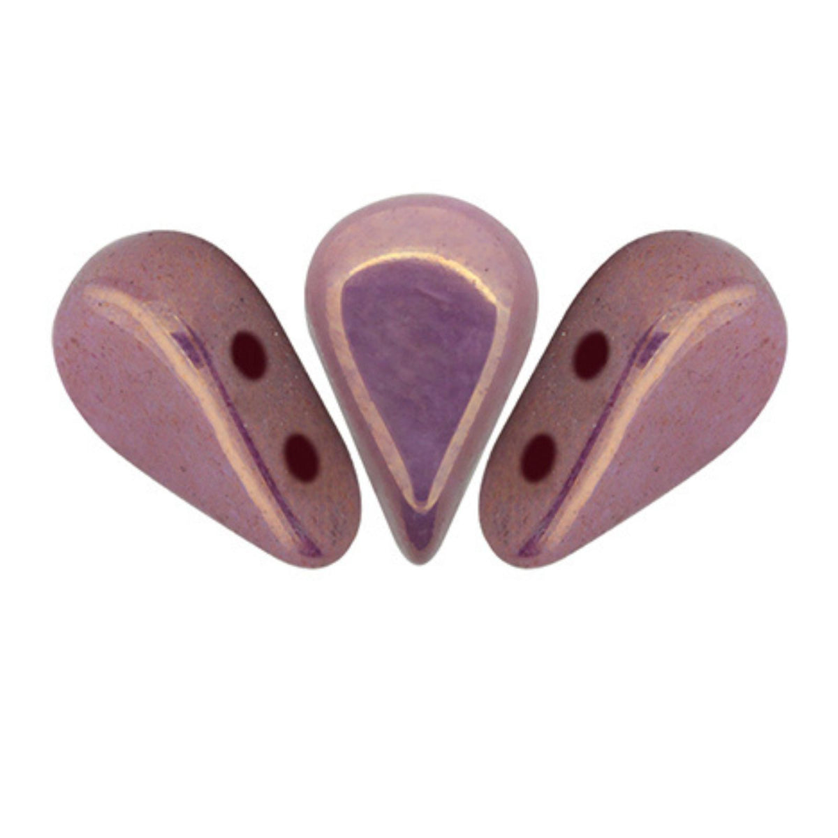 Amos Beads Mix Violet Gold Ceramic Look