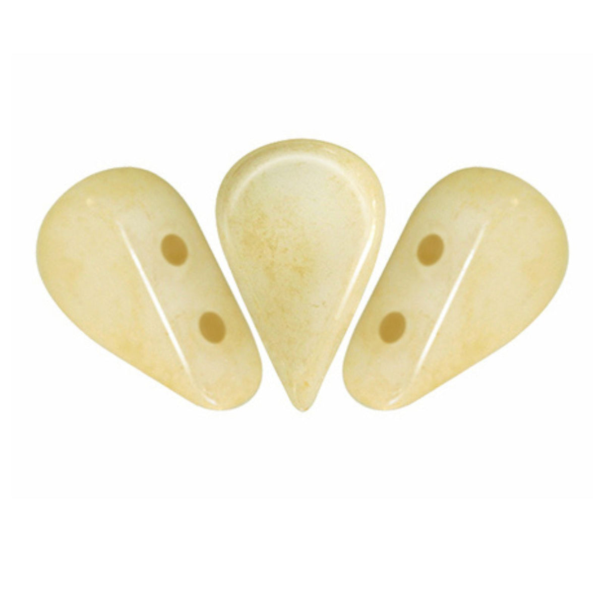 Amos Beads Ivory Ceramic Look