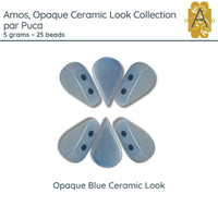 Amos par Puca, 5g, Ceramic Look Collection, 10 colors - The Argus Collection