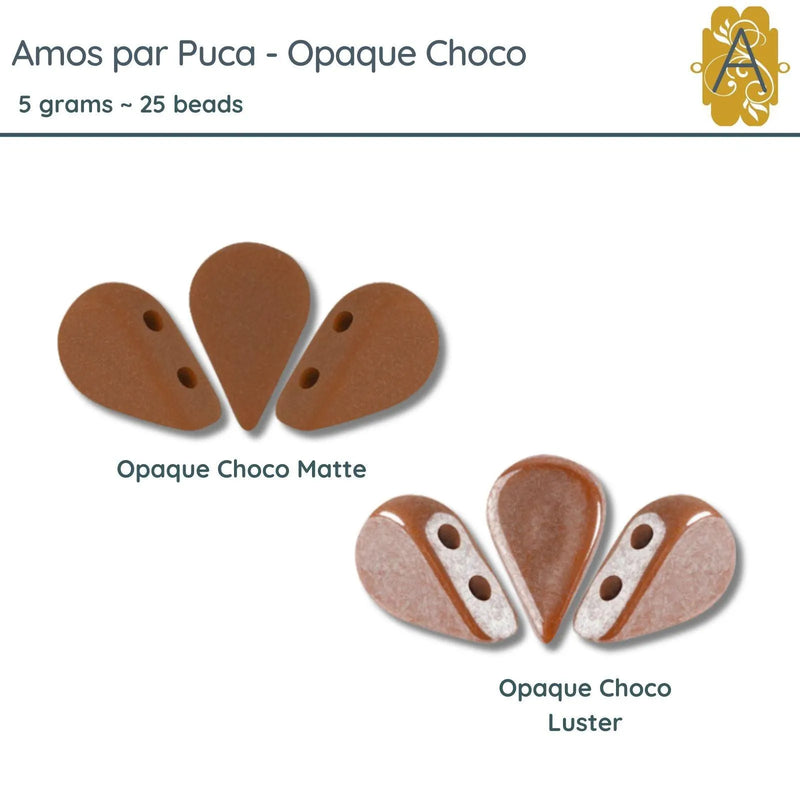 Amos par Puca, 5g, Choco, 2 Finishes - The Argus Collection