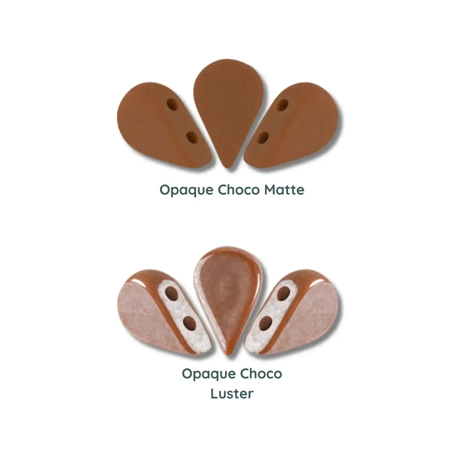 Amos Beads par Puca, Choco, 5g & 20g - The Argus Collection