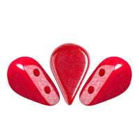 Amos Beads Coral Red Luster