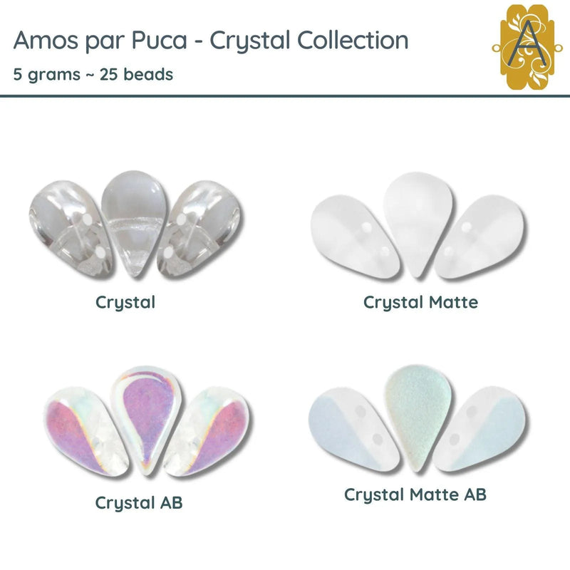 Amos par Puca, 5g Crystal Collection, 4 Finishes - The Argus Collection