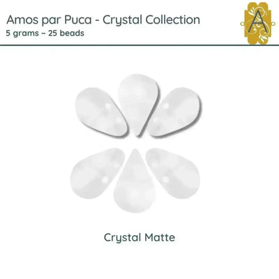 



Information

Name
AmosCrystal
Alt text
Amos par Puca Beads, 5grams in a Crystal  Matte Color - The Argus Collection

