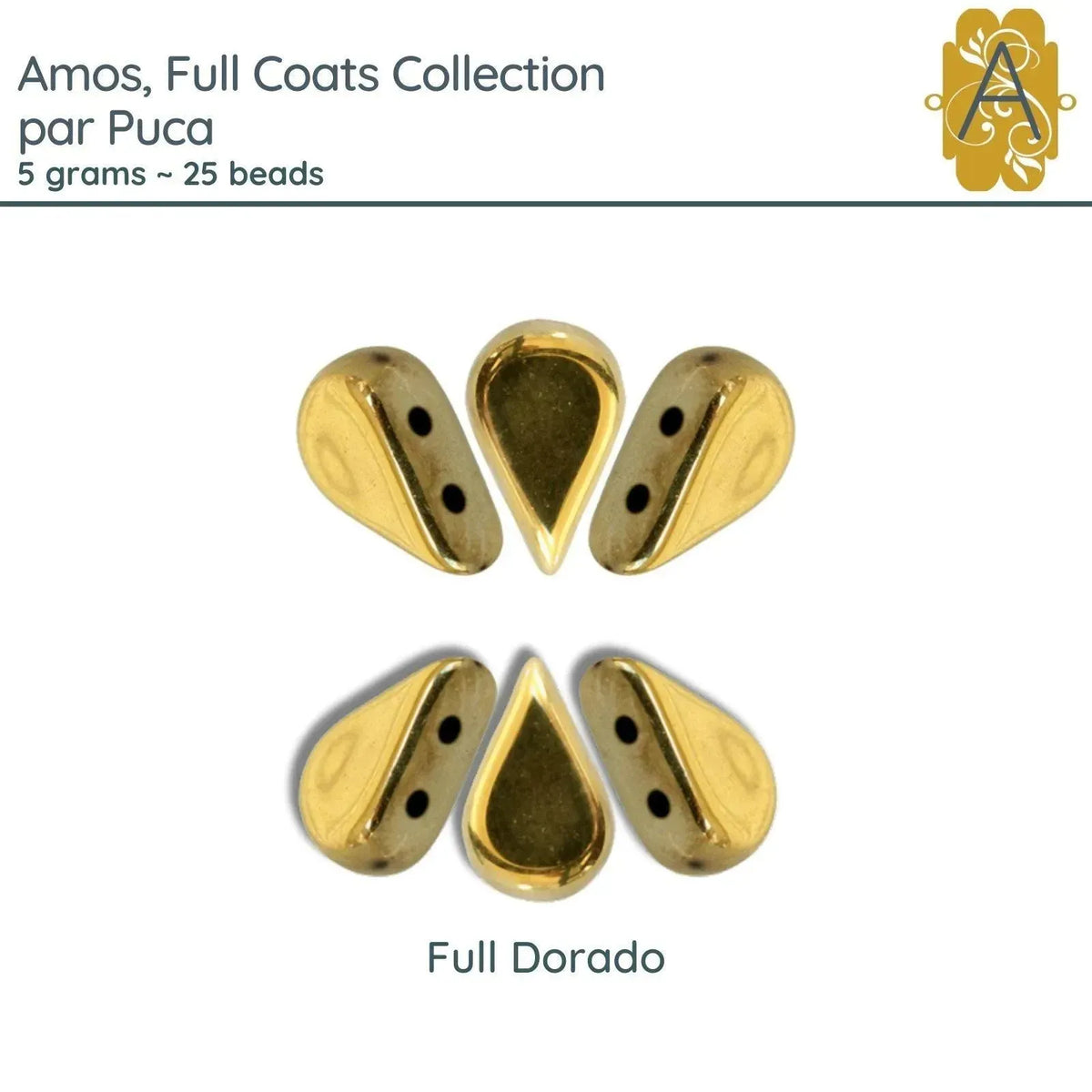 Amos par Puca, 5 grams, in Full Dorado Color - The Argus Collection