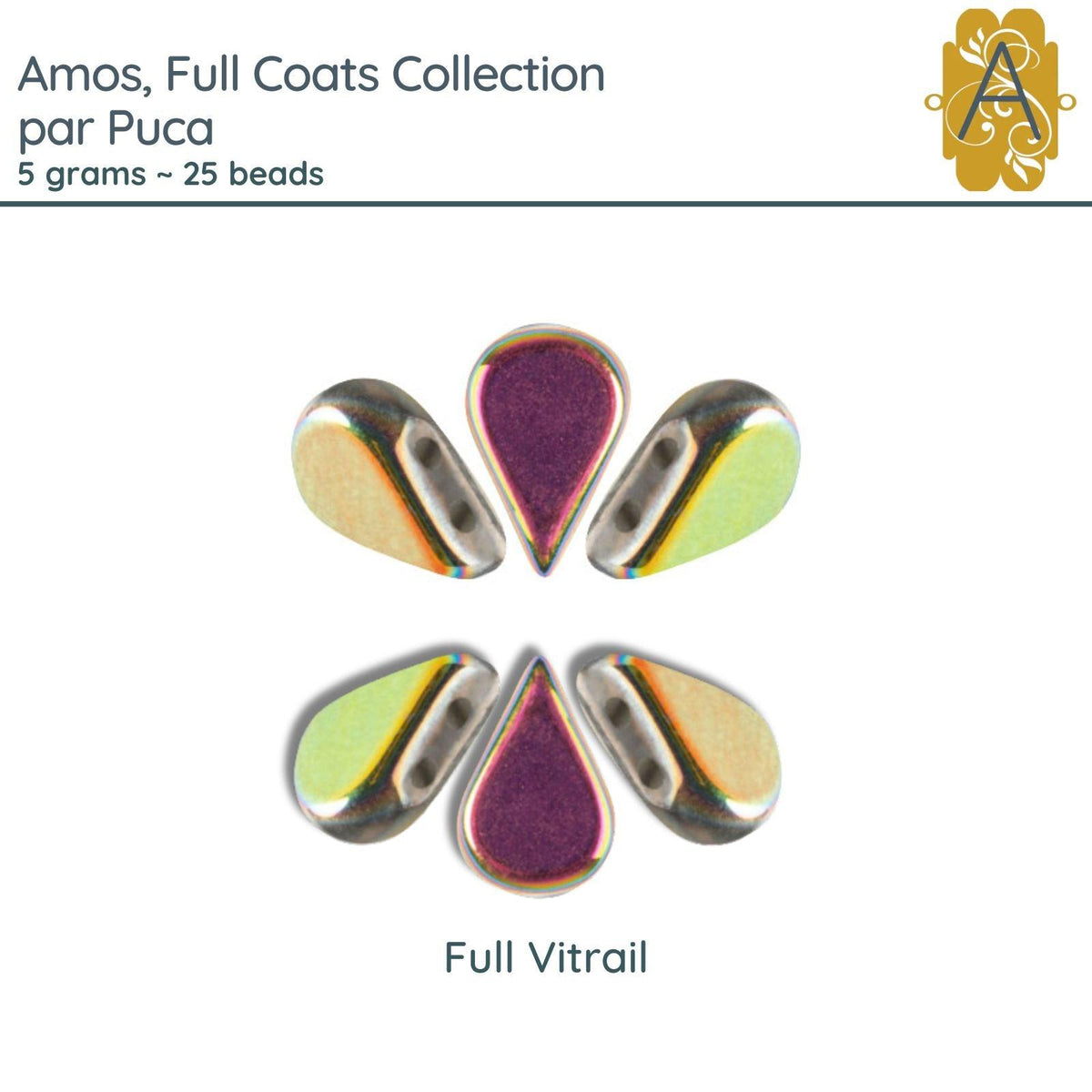 Amos par Puca, 5g, Full Coats Collection, 12 colors - The Argus Collection