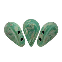 Amos Beads Green Turquoise Picasso
