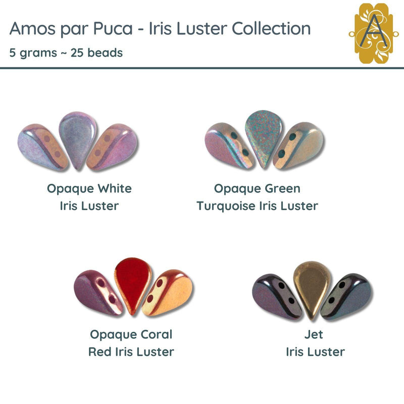 Amos par Puca, 5g, Iris Luster Collection, 4 Colors - The Argus Collection