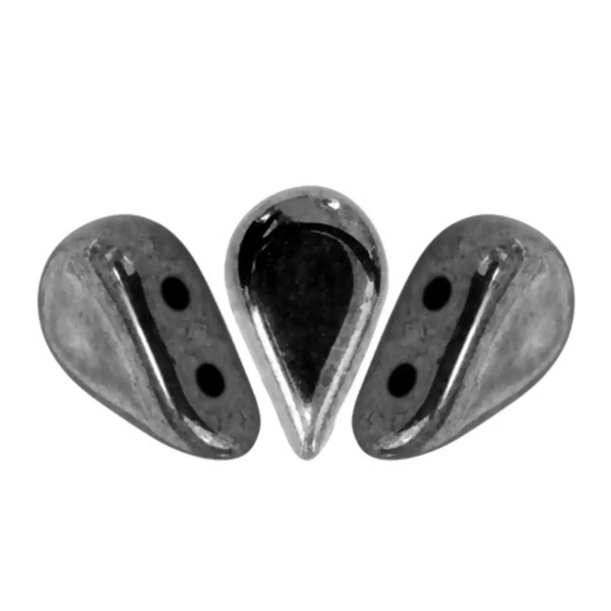 Amos Beads Jet Hematite