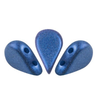 Amos Beads Metallic Matte Caribbean Blue