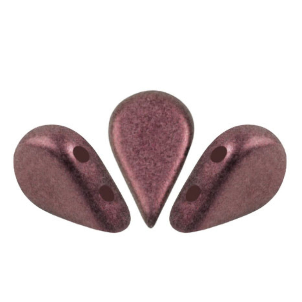 Amos Beads Metallic Matte Old Red