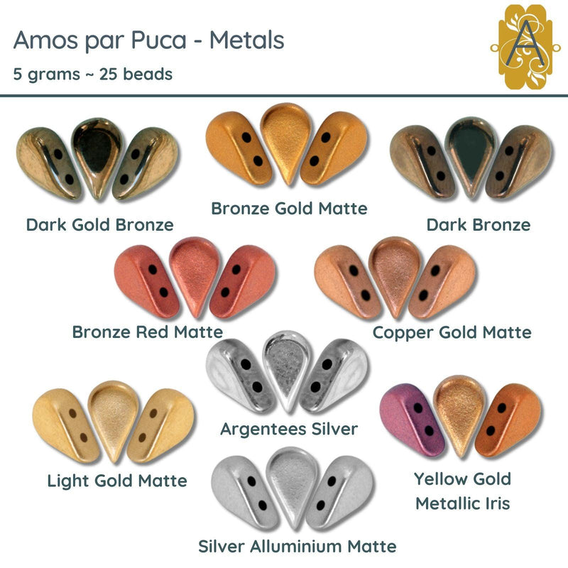 Amos par Puca, 5g, Metals Collection, 9 colors - The Argus Collection