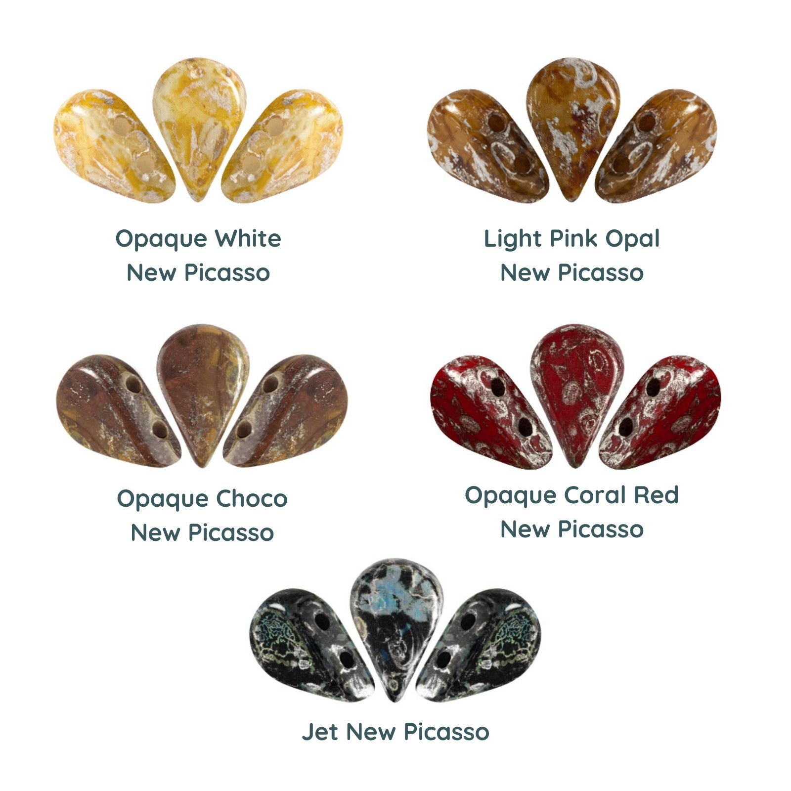 Amos Beads par Puca,  New Picasso, 5g & 20g