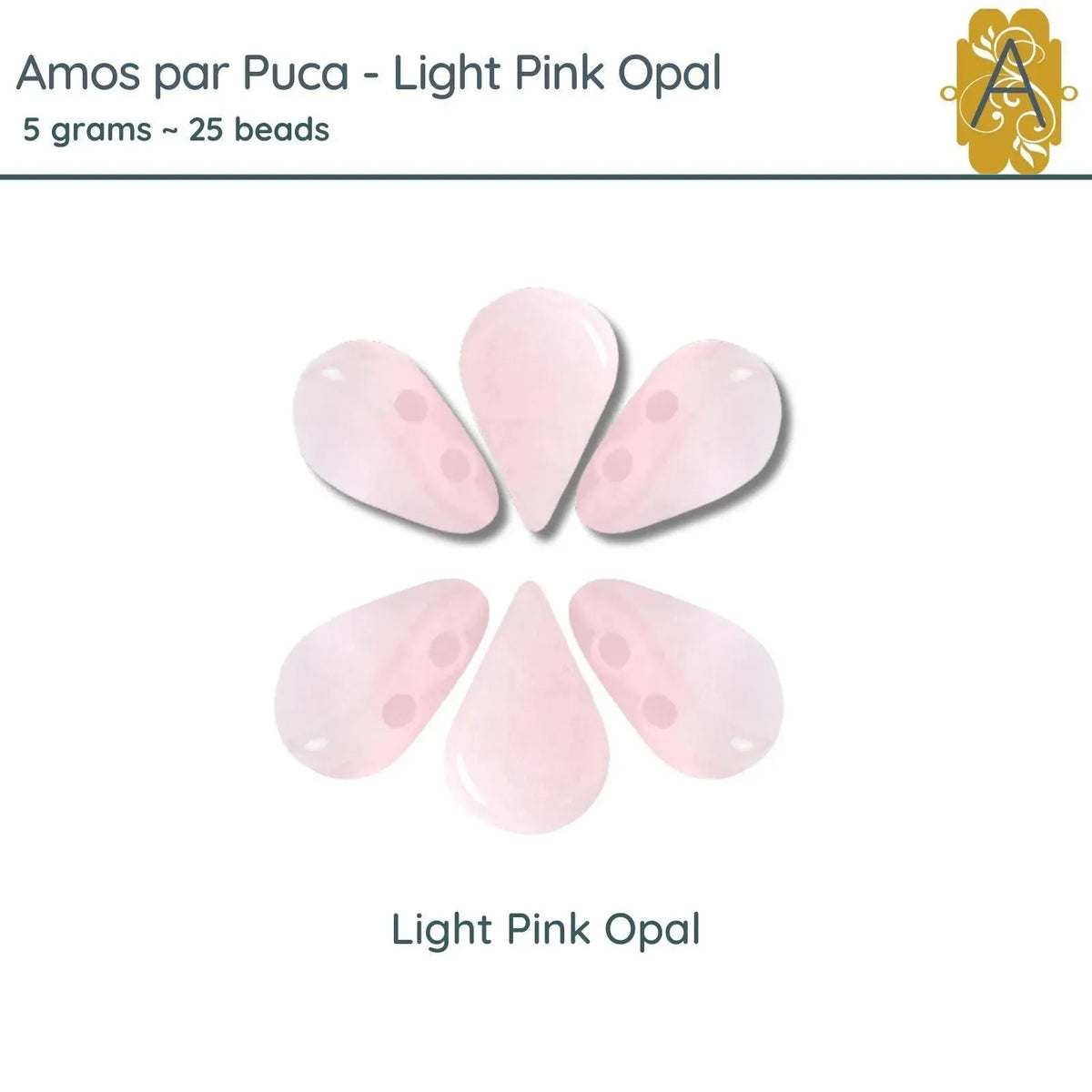 Amos par Puca, 5g, Light Pink Opal Collection, 3 Options - The Argus Collection