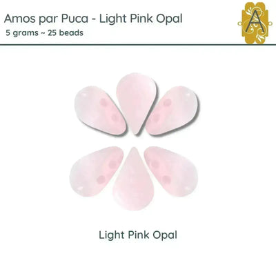 Amos par Puca, 5g, Light Pink Opal Collection, 3 Options - The Argus Collection