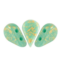 Amos Beads Green Turquoise Splash 
