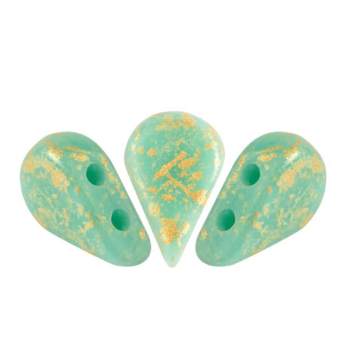 Amos Beads Green Turquoise Splash 