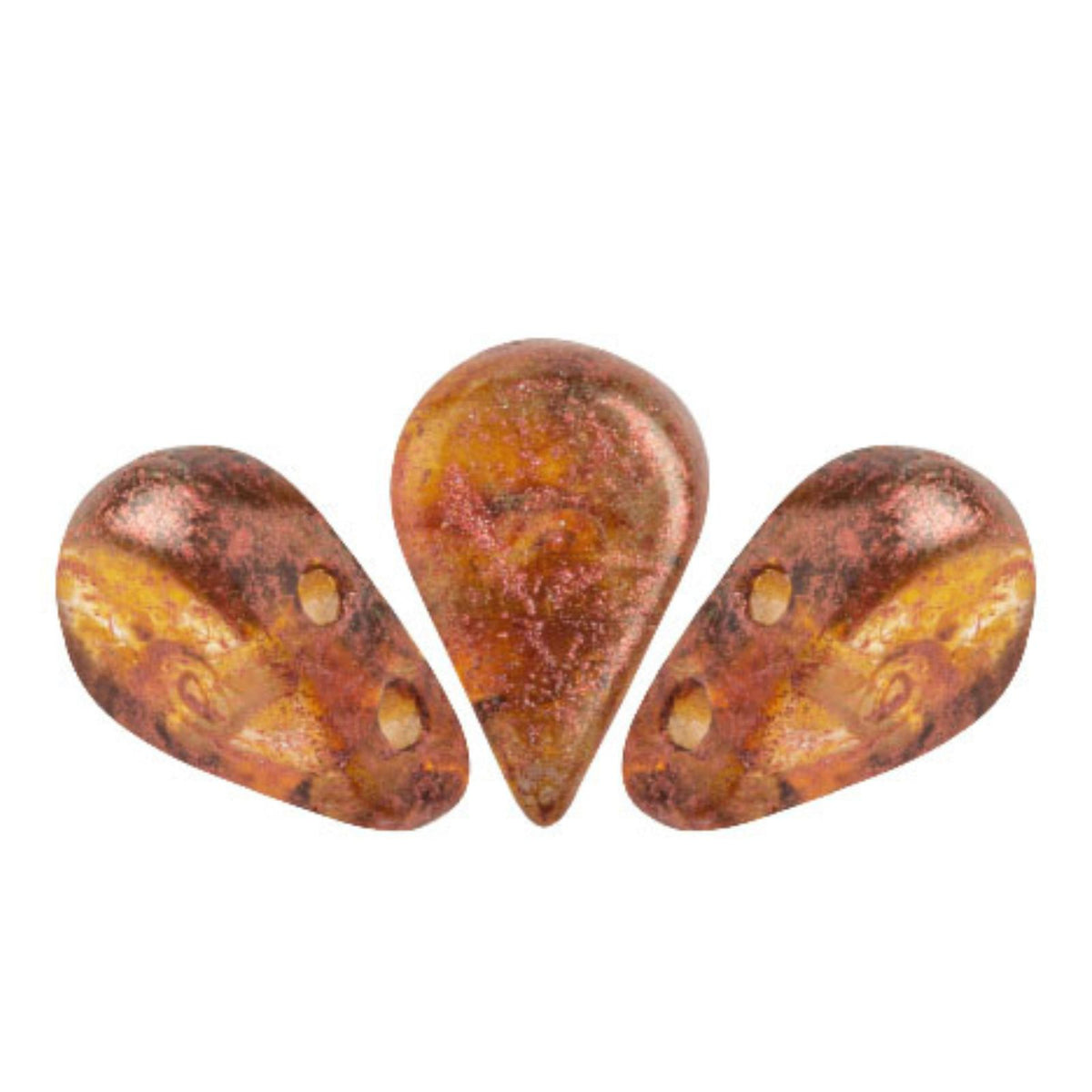 Amos Beads Crystal Copper Spotted 