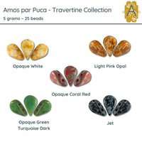 Amos par Puca, 5g, Travertine Collection, 5 colors - The Argus Collection