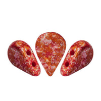 Amos Beads Coral Red Tweedy