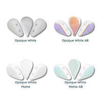 Amos Beads par Puca, Opaque White, 5g & 20g