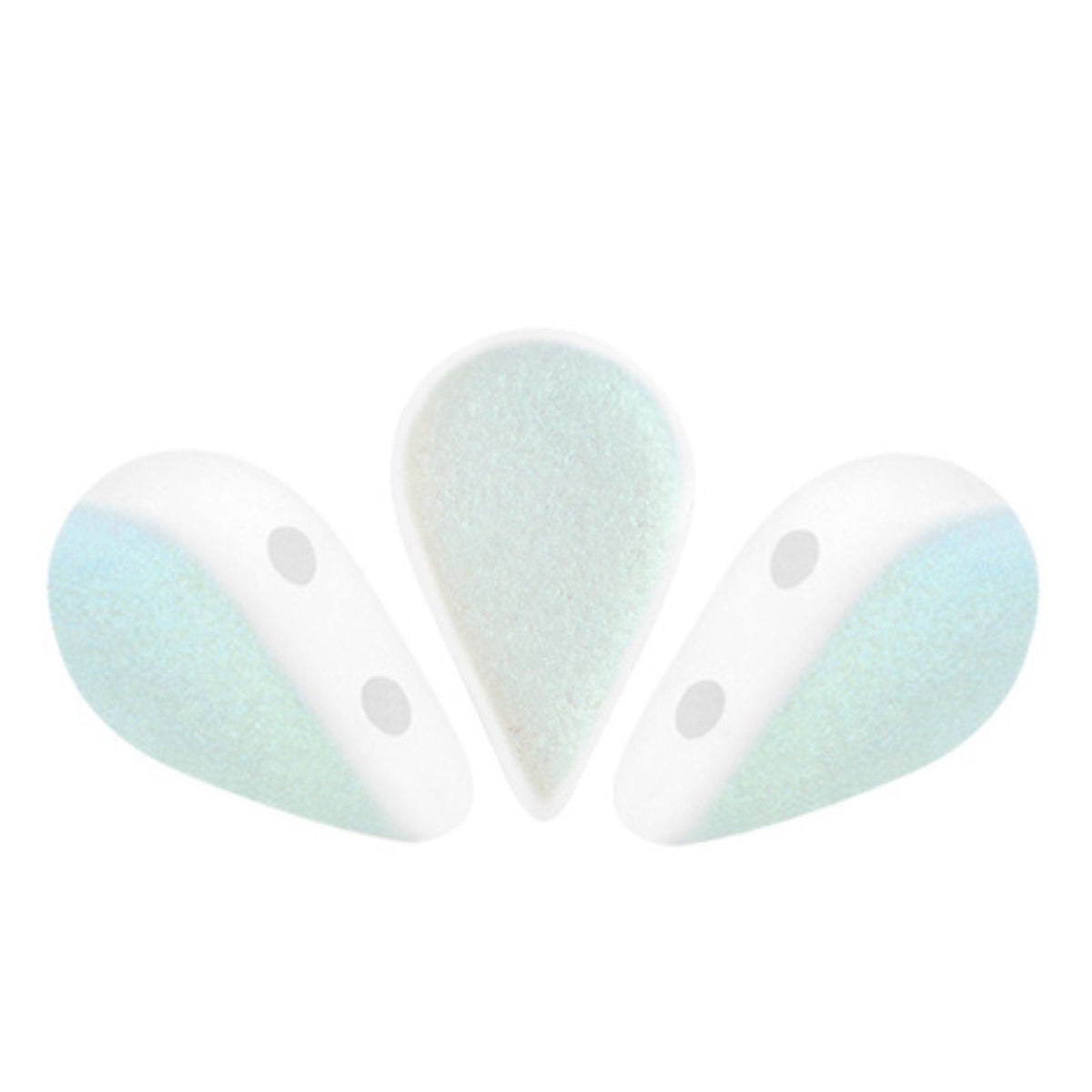 Amos Beads Opaque White Matte AB