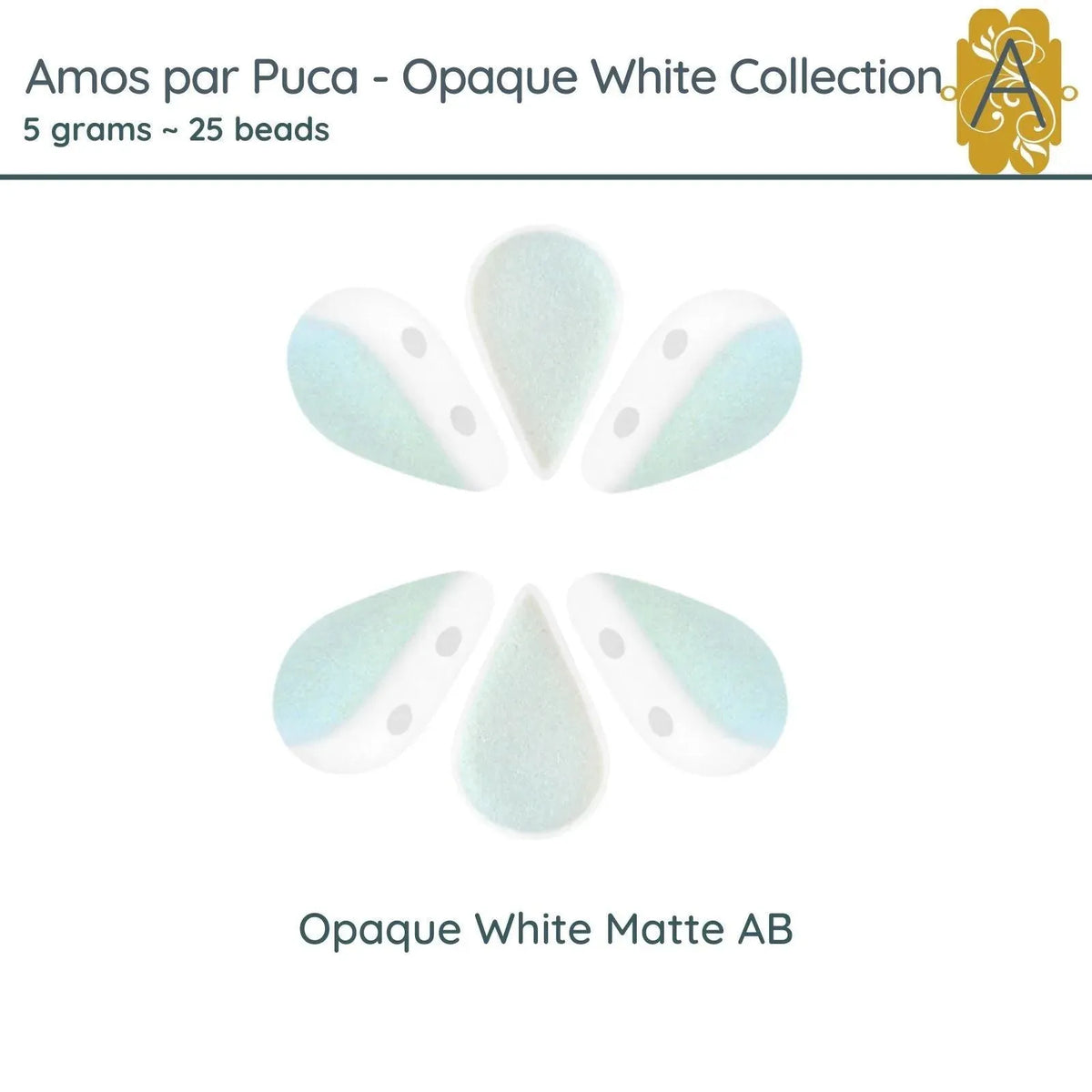 Amos par Puca, 5g, Opaque White Collection, 4 Finishes - The Argus Collection